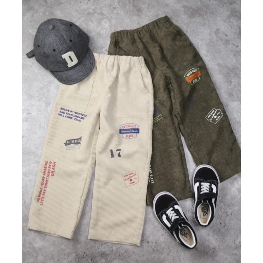 ●50％OFFセール●  ディラッシュ DILASH 太コーデュロイプリントパンツ ( 90 100 110 120 130 140 ) パンツ 長ズボン 男の子 女の子 アウトレット | DILASH | 06