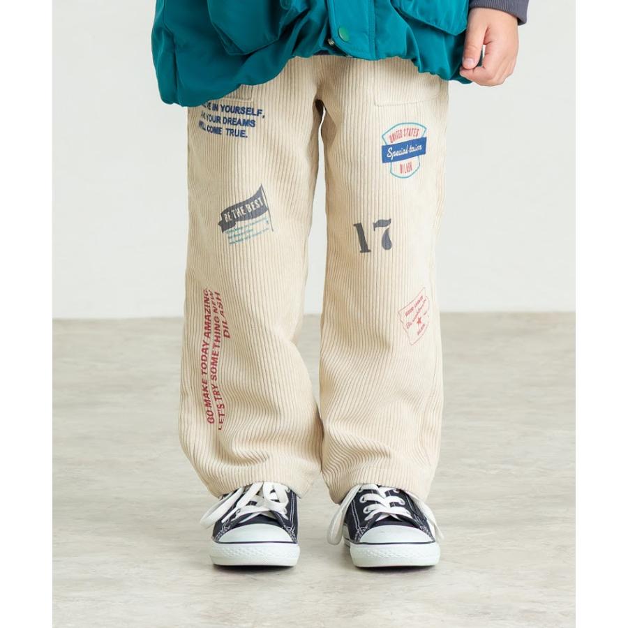 ●50％OFFセール●  ディラッシュ DILASH 太コーデュロイプリントパンツ ( 90 100 110 120 130 140 ) パンツ 長ズボン 男の子 女の子 アウトレット | DILASH | 08