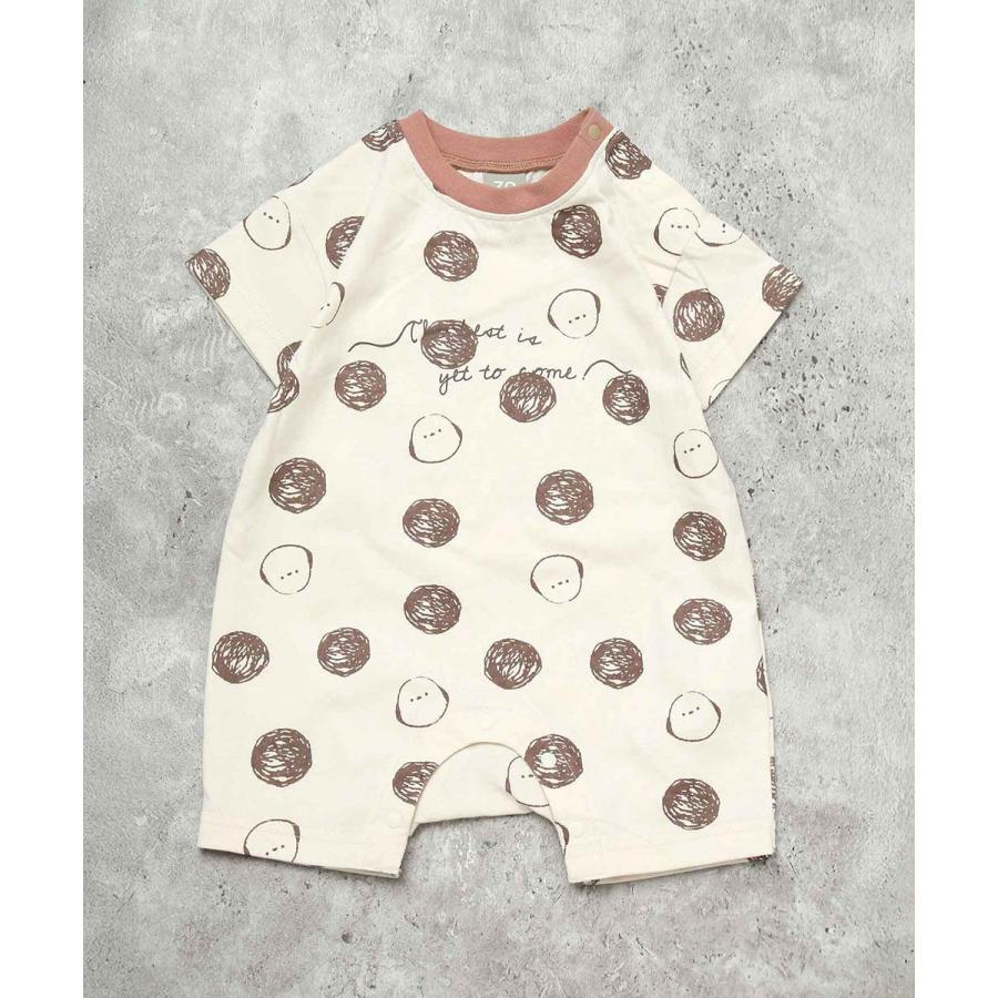 ディラッシュ DILASH 【お揃い可◎・綿100％】ほわほわシマエナガカバーオール ( 70 80 ） 子ども服 ベビー 男の子 女の子 ロンパース | DILASH | 03