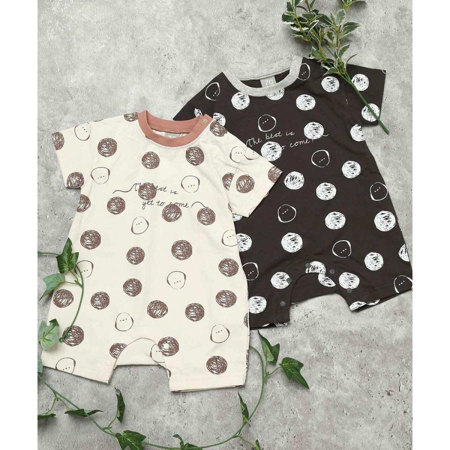 ディラッシュ DILASH 【お揃い可◎・綿100％】ほわほわシマエナガカバーオール ( 70 80 ） 子ども服 ベビー 男の子 女の子 ロンパース | DILASH | 07