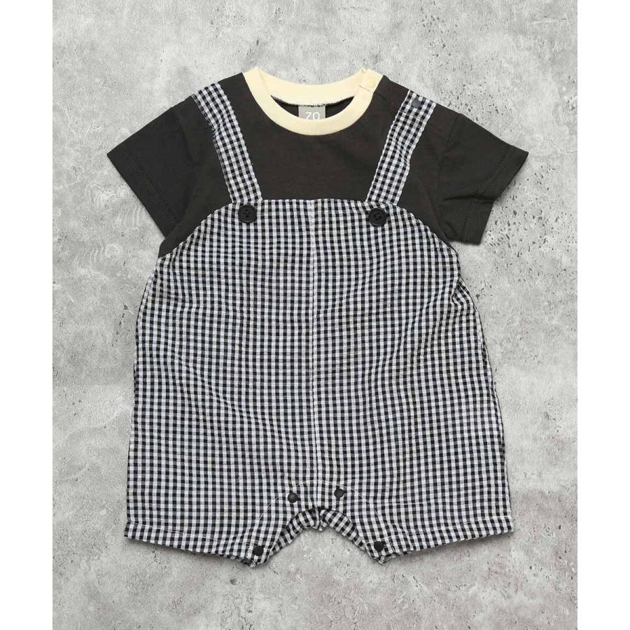 ●40％OFFセール●ディラッシュ DILASH 重ね着風ロンパース ( 70 80 ） 子ども服 ベビー 男の子 女の子　アウトレット | DILASH | 01