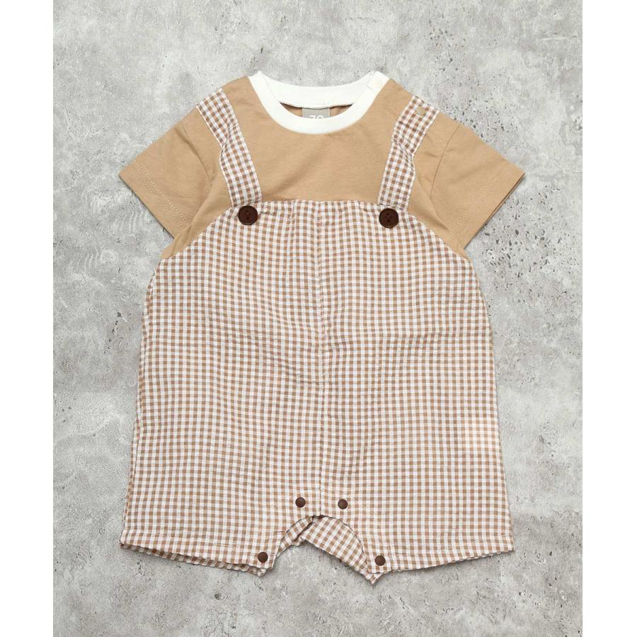 ●40％OFFセール●ディラッシュ DILASH 重ね着風ロンパース ( 70 80 ） 子ども服 ベビー 男の子 女の子　アウトレット | DILASH | 03