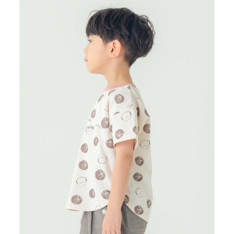 ディラッシュ DILASH 【お揃い可◎・綿100%】ほわほわシマエナガサークルTシャツ ( 90 100 110 120 130 140 ） | DILASH | 10