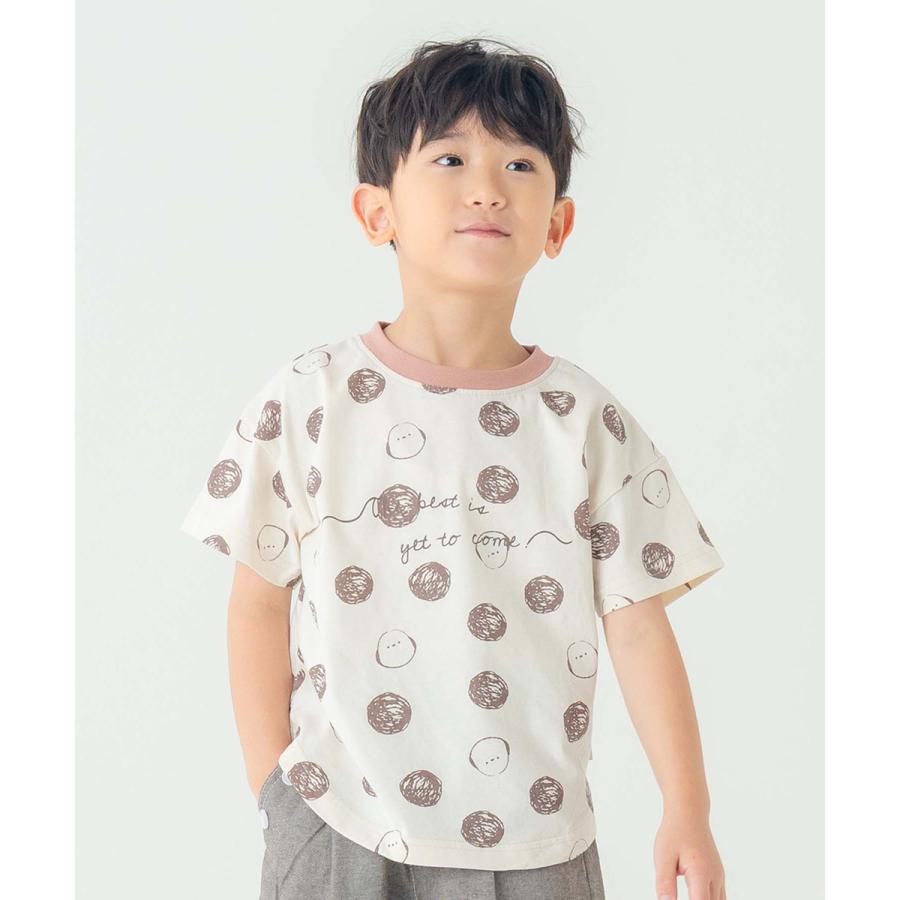 ディラッシュ DILASH 【お揃い可◎・綿100%】ほわほわシマエナガサークルTシャツ ( 90 100 110 120 130 140 ） | DILASH | 09