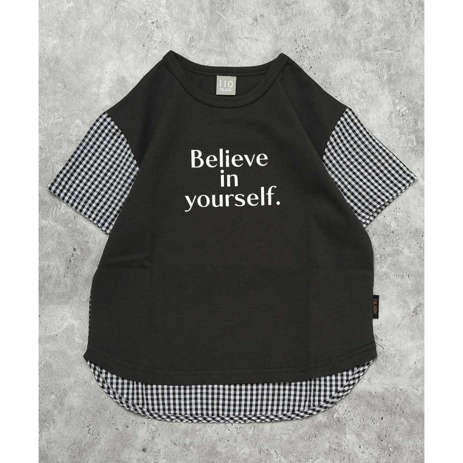 ●40％OFFセール●ディラッシュ DILASH 切り替え半袖Tシャツ ( 90 100 110 120 130 140 ） 子ども服 キッズ 男の子 女の子　半袖　アウトレット | DILASH | 01