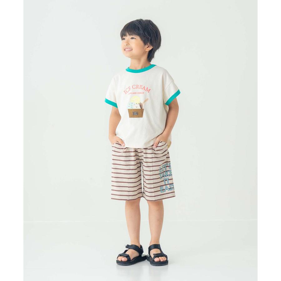 ディラッシュ DILASH 【綿100％】 アイスクリーム・アップリケTシャツ ( 90 100 110 120 130 140 ） 子ども服 キッズ | DILASH | 10