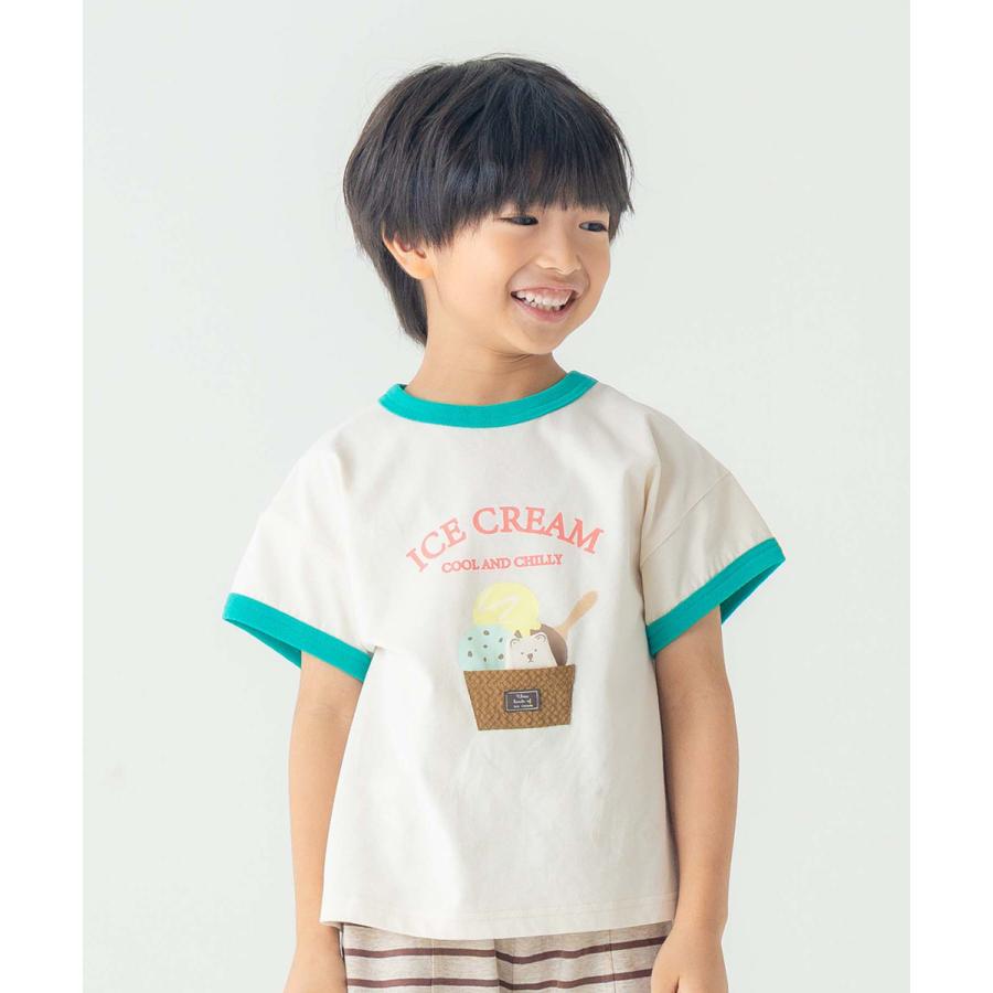 ●40％OFFセール●ディラッシュ DILASH 【綿100％】 アイスクリーム・アップリケTシャツ ( 90 100 110 120 130 140 ） 子ども服 キッズ　アウトレット | DILASH | 11