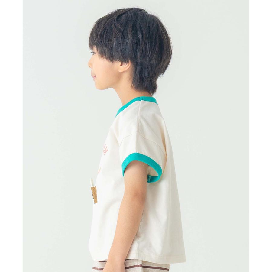 ●40％OFFセール●ディラッシュ DILASH 【綿100％】 アイスクリーム・アップリケTシャツ ( 90 100 110 120 130 140 ） 子ども服 キッズ　アウトレット | DILASH | 13