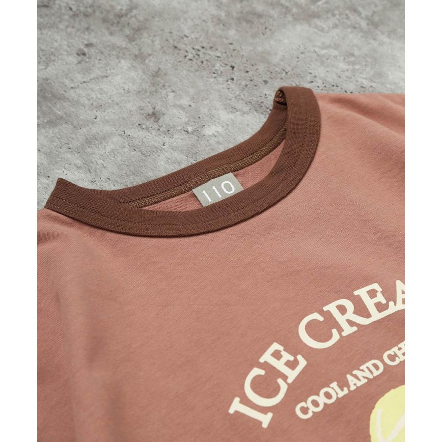 ●40％OFFセール●ディラッシュ DILASH 【綿100％】 アイスクリーム・アップリケTシャツ ( 90 100 110 120 130 140 ） 子ども服 キッズ　アウトレット | DILASH | 04