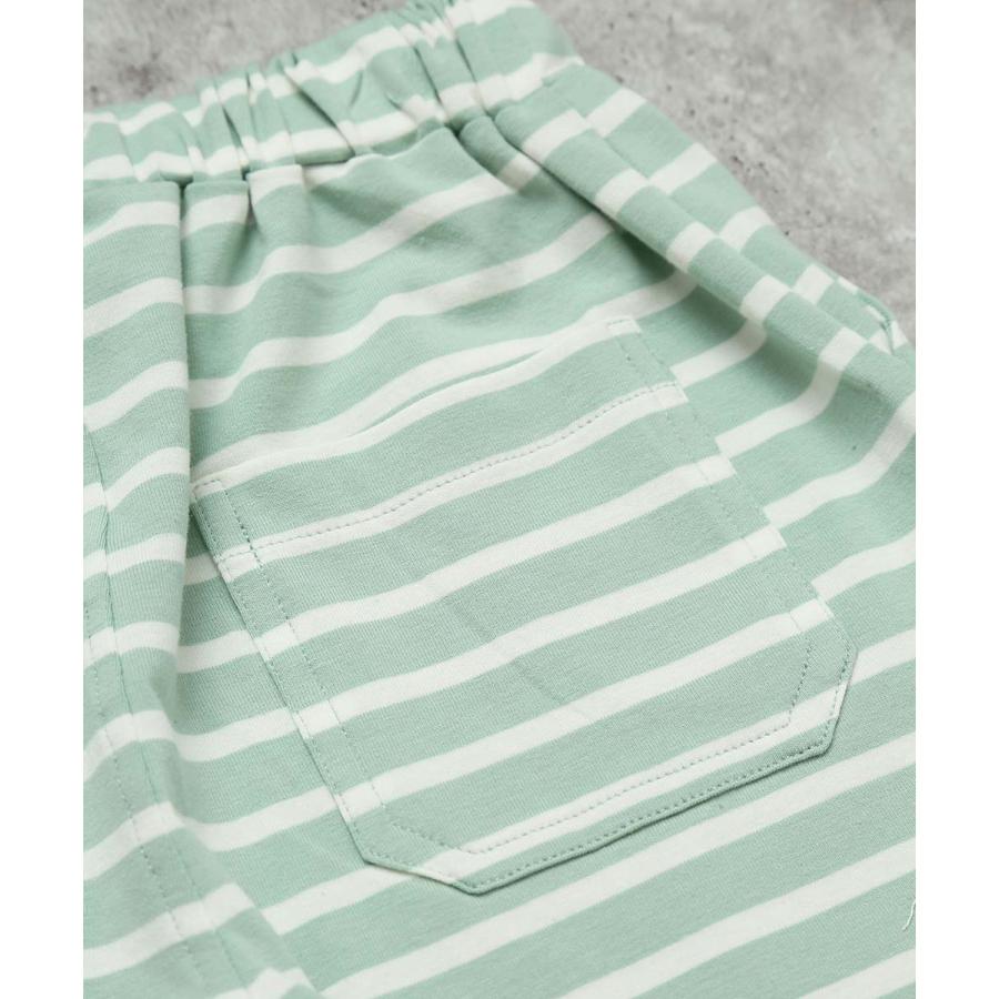 ●40％OFFセール●ディラッシュ DILASH ボーダーロゴハーフパンツ ( 90 100 110 120 130 140 ） 子ども服 キッズ 男の子 女の子 5分丈　アウトレット | DILASH | 07
