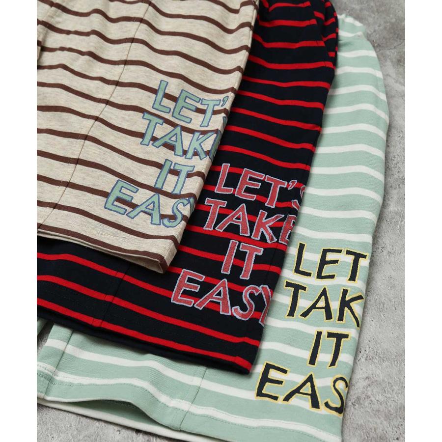 ディラッシュ DILASH ボーダーロゴハーフパンツ ( 90 100 110 120 130 140 ） 子ども服 キッズ 男の子 女の子 5分丈 | DILASH | 09