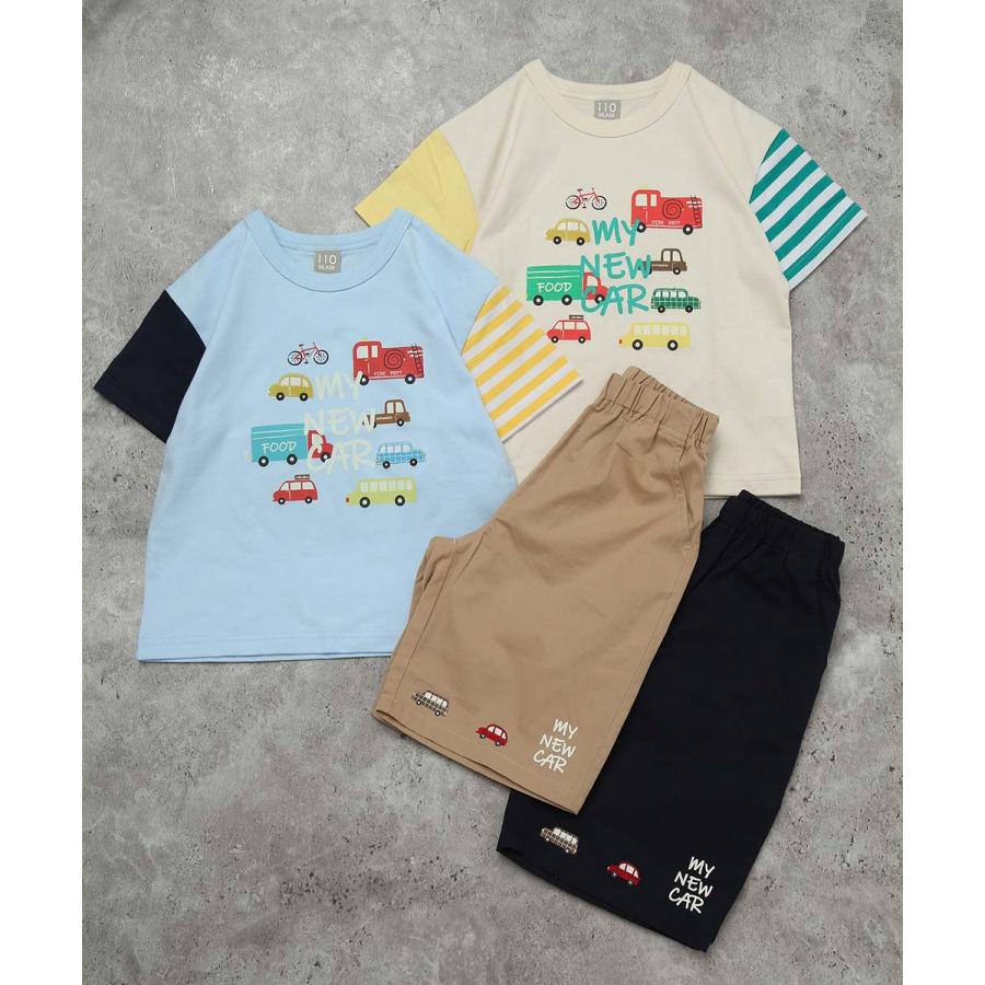 ディラッシュ DILASH 【綿100%】クレイジー袖 MY NEW CAR！乗り物グラフィックTシャツ ( 90 100 110 120 130 ） | DILASH | 06