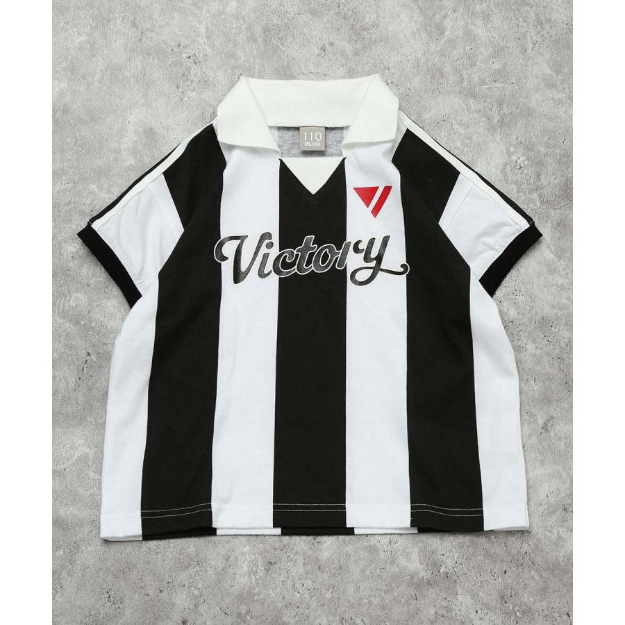 ディラッシュ DILASH 【スポーティーシリーズ】 ゲームシャツ風 襟付きTシャツ ( 100 110 120 130 140 ) 子ども服 キッズ | DILASH | 01