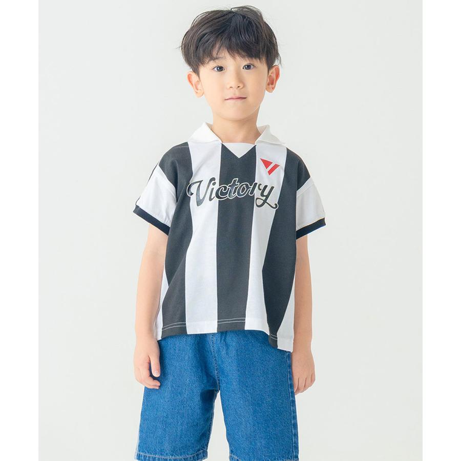 ディラッシュ DILASH 【スポーティーシリーズ】 ゲームシャツ風 襟付きTシャツ ( 100 110 120 130 140 ) 子ども服 キッズ | DILASH | 09