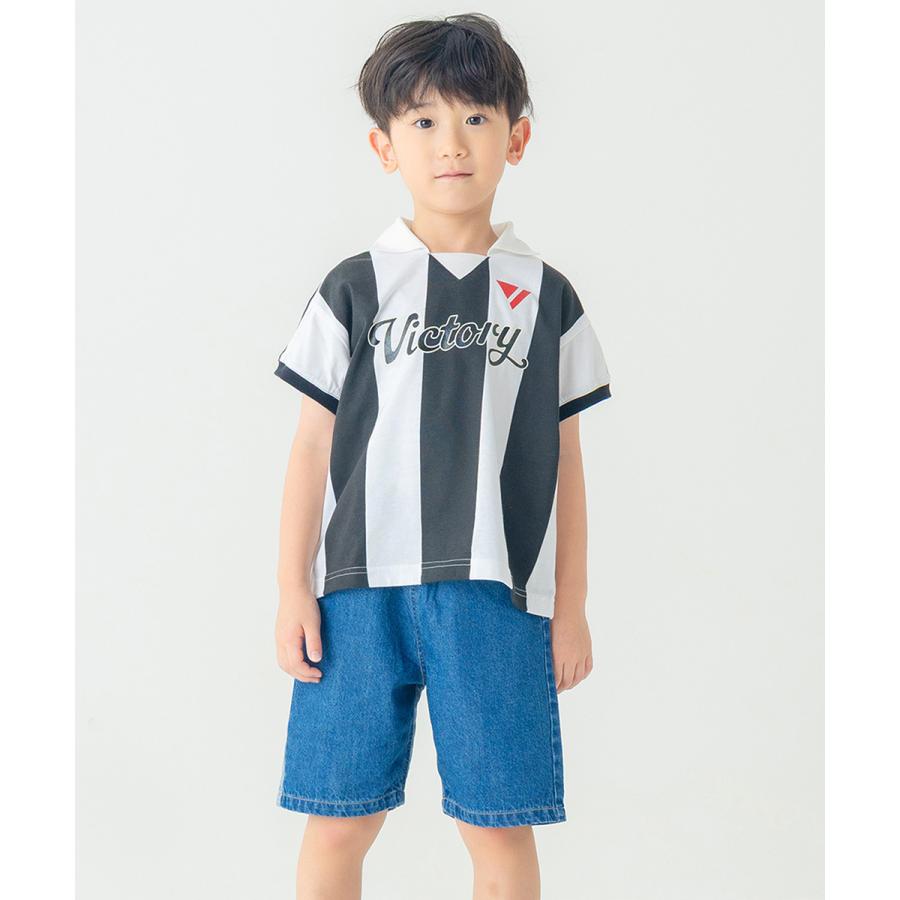 ●30％OFFセール●ディラッシュ DILASH デニム切替え ハーフ パンツ 5分丈 ( 90 100 110 120 130 140 ） 子ども服 キッズ ジュニア　アウトレット | DILASH | 13