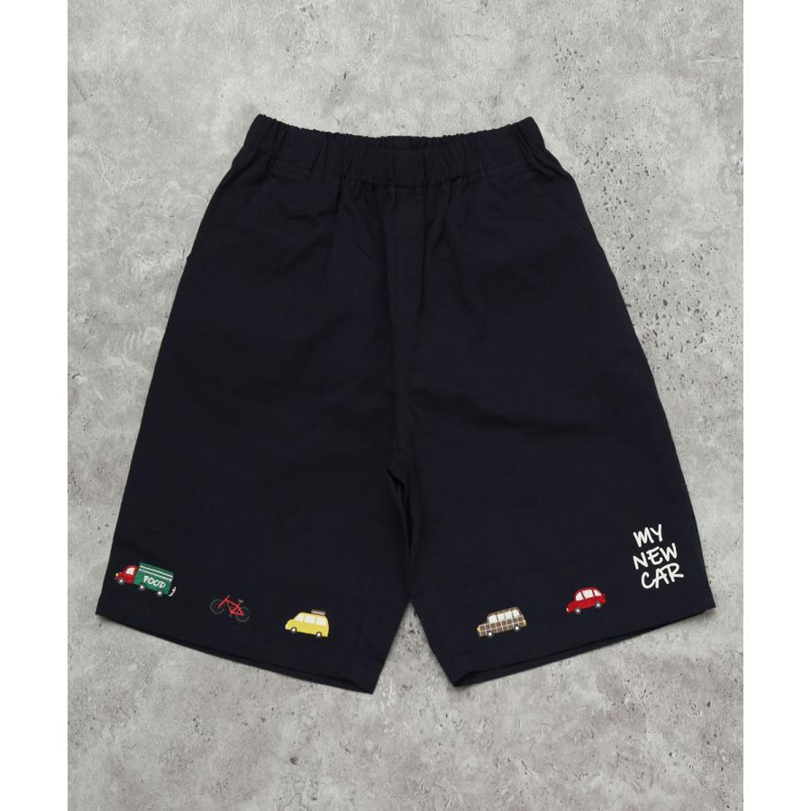 ●40％OFFセール●ディラッシュ DILASH 【綿100%/ワンポイント刺繍】MY NEW CAR ワークハーフパンツ ( 90 100 110 120 130 ）　アウトレット | DILASH | 03