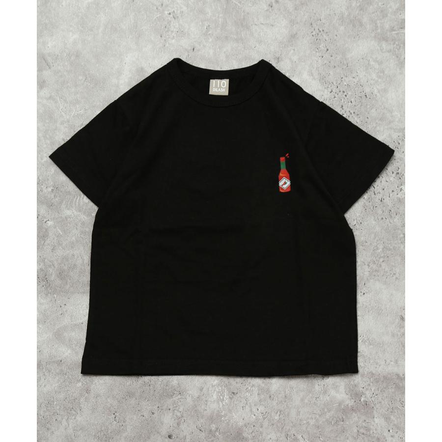 ディラッシュ DILASH ピザプリント半袖Tシャツ ( 90 100 110 120 130 140 ） 子ども服 キッズ ジュニア 男の子 女の子 | DILASH | 01