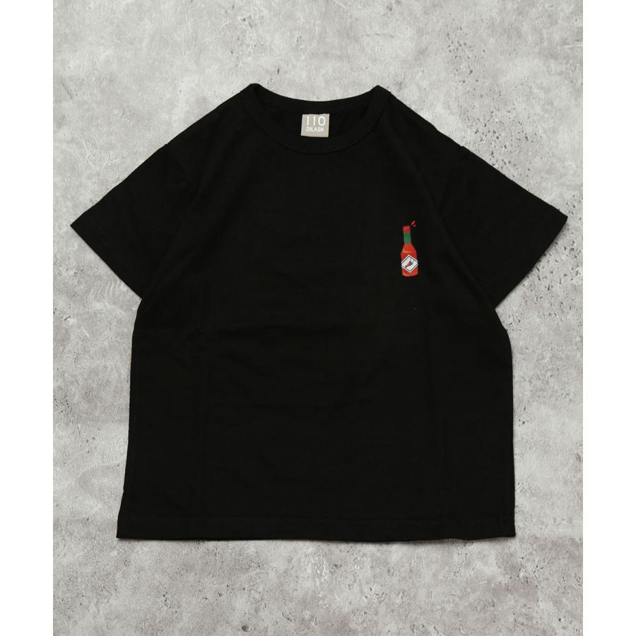 ●50％OFFセール●ディラッシュ DILASH ピザプリント半袖Tシャツ ( 90 100 110 120 130 140 ） 子ども服 キッズ ジュニア 男の子 女の子　アウトレット | DILASH | 01