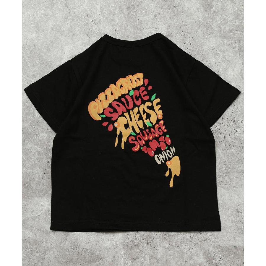 ディラッシュ DILASH ピザプリント半袖Tシャツ ( 90 100 110 120 130 140 ） 子ども服 キッズ ジュニア 男の子 女の子 | DILASH | 02