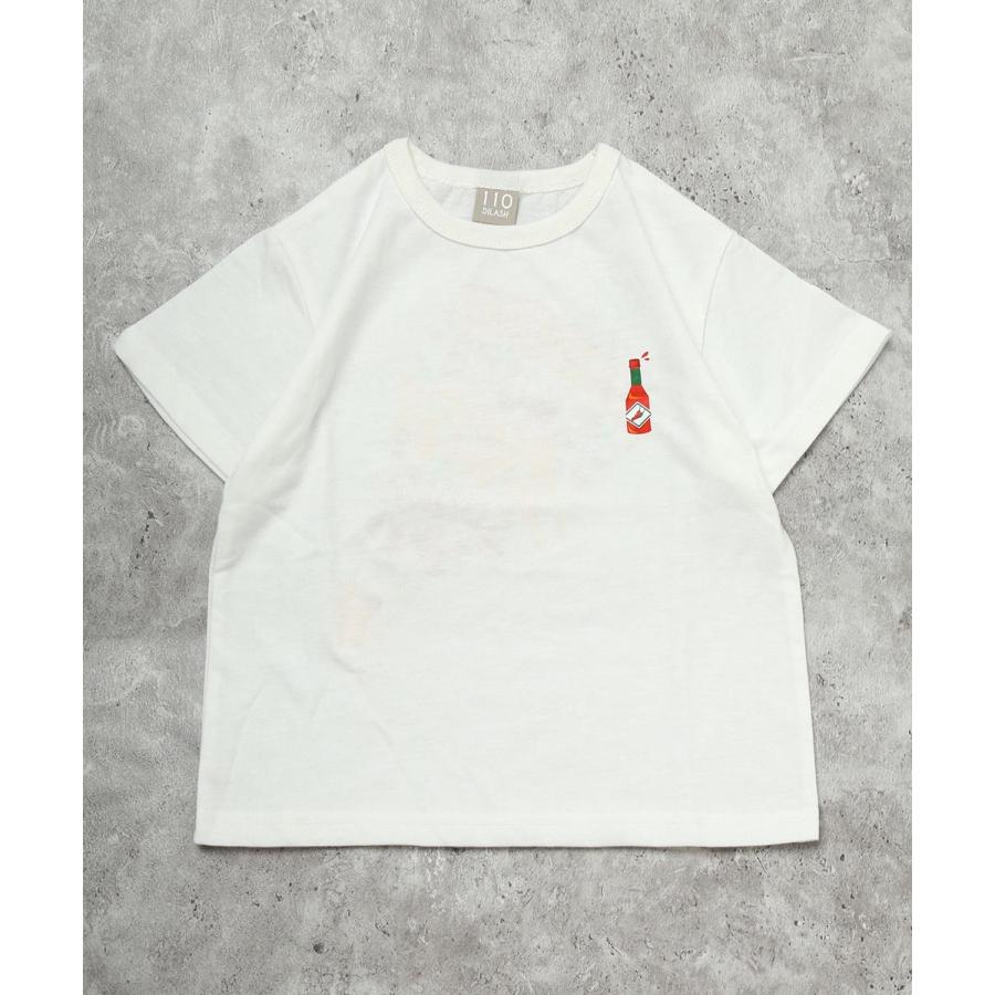 ●50％OFFセール●ディラッシュ DILASH ピザプリント半袖Tシャツ ( 90 100 110 120 130 140 ） 子ども服 キッズ ジュニア 男の子 女の子　アウトレット | DILASH | 03