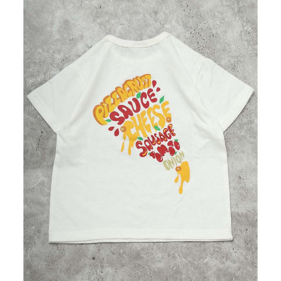 ●50％OFFセール●ディラッシュ DILASH ピザプリント半袖Tシャツ ( 90 100 110 120 130 140 ） 子ども服 キッズ ジュニア 男の子 女の子　アウトレット | DILASH | 04