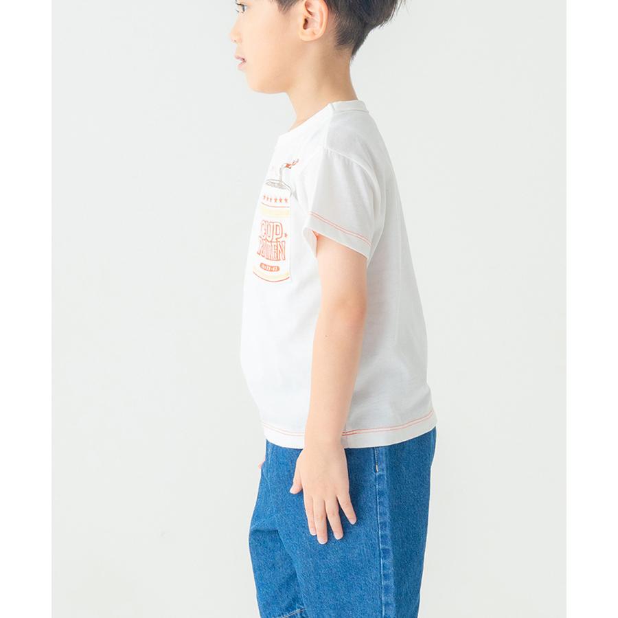 ●50％OFFセール●ディラッシュ DILASH 【胸ポケット】 カップラーメン半袖Tシャツ ( 90 100 110 120 130 ） 子ども服 キッズ ジュニア　アウトレット | DILASH | 11