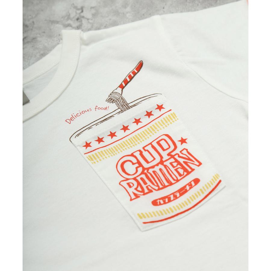 ディラッシュ DILASH 【胸ポケット】 カップラーメン半袖Tシャツ ( 90 100 110 120 130 ） 子ども服 キッズ ジュニア | DILASH | 04