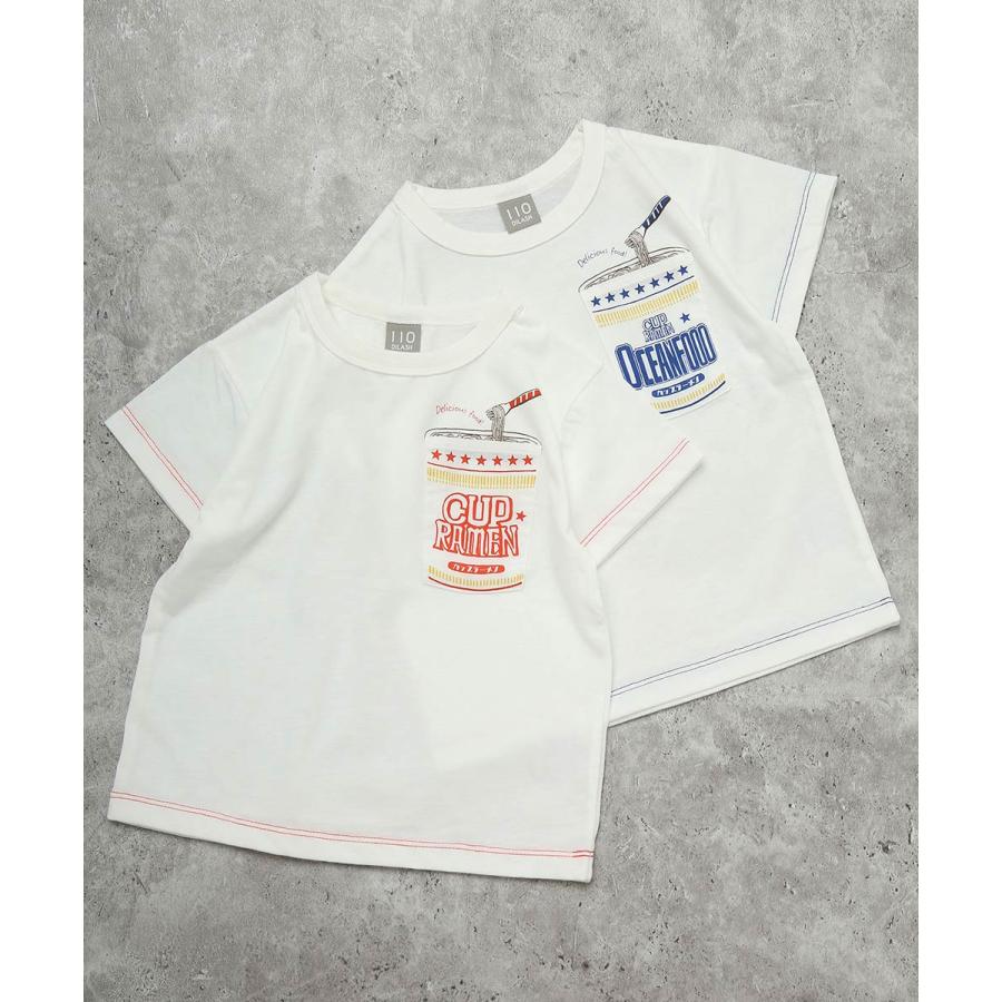 ●50％OFFセール●ディラッシュ DILASH 【胸ポケット】 カップラーメン半袖Tシャツ ( 90 100 110 120 130 ） 子ども服 キッズ ジュニア　アウトレット | DILASH | 09