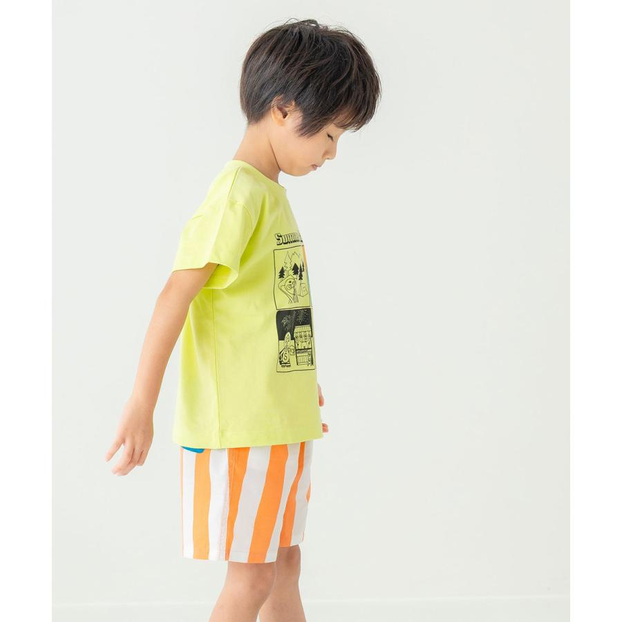 ディラッシュ DILASH 【綿100％】 サマーバケーション 4コマプリント 半袖Tシャツ ( 110 120 130 140 ) 子ども服 キッズ | DILASH | 10