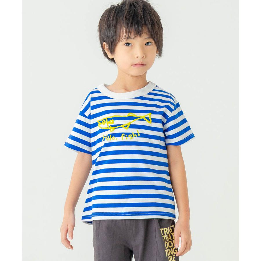 ディラッシュ DILASH 【綿100％】 ボーダー半袖Tシャツ ( 90 100 110 120 ) 子ども服 キッズ ジュニア 男の子 女の子 | DILASH | 10