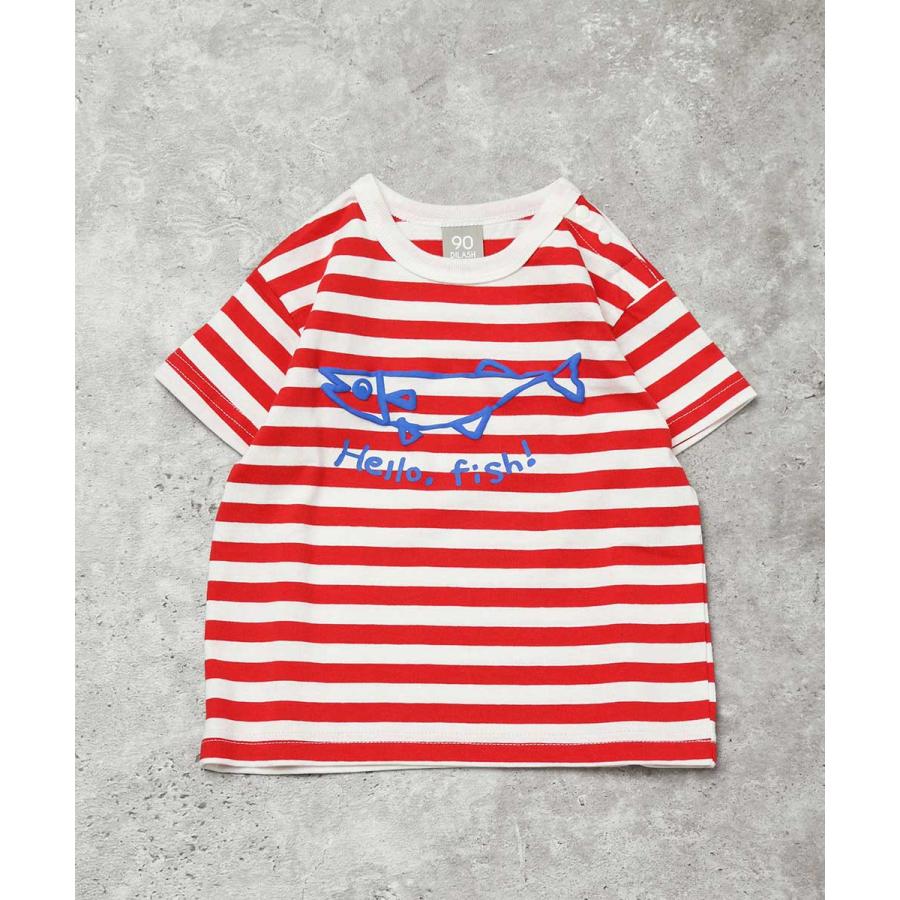 ディラッシュ DILASH 【綿100％】 ボーダー半袖Tシャツ ( 90 100 110 120 ) 子ども服 キッズ ジュニア 男の子 女の子 | DILASH | 01