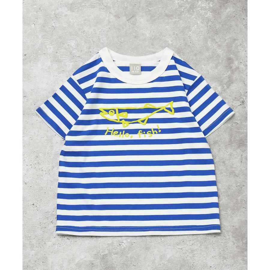 ディラッシュ DILASH 【綿100％】 ボーダー半袖Tシャツ ( 90 100 110 120 ) 子ども服 キッズ ジュニア 男の子 女の子 | DILASH | 02