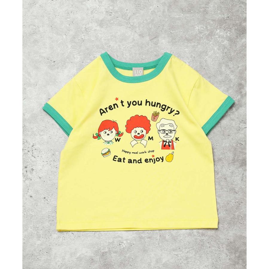 ディラッシュ DILASH 【綿100％】 ファストフードキャラクター パロディ 半袖Tシャツ ( 90 100 110 120 ) 子ども服 キッズ | DILASH | 02
