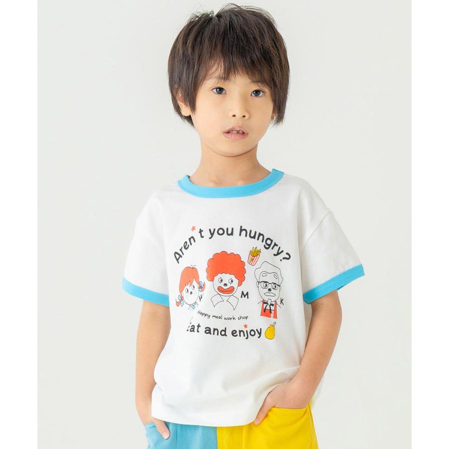 ディラッシュ DILASH 【綿100％】 ファストフードキャラクター パロディ 半袖Tシャツ ( 90 100 110 120 ) 子ども服 キッズ | DILASH | 03