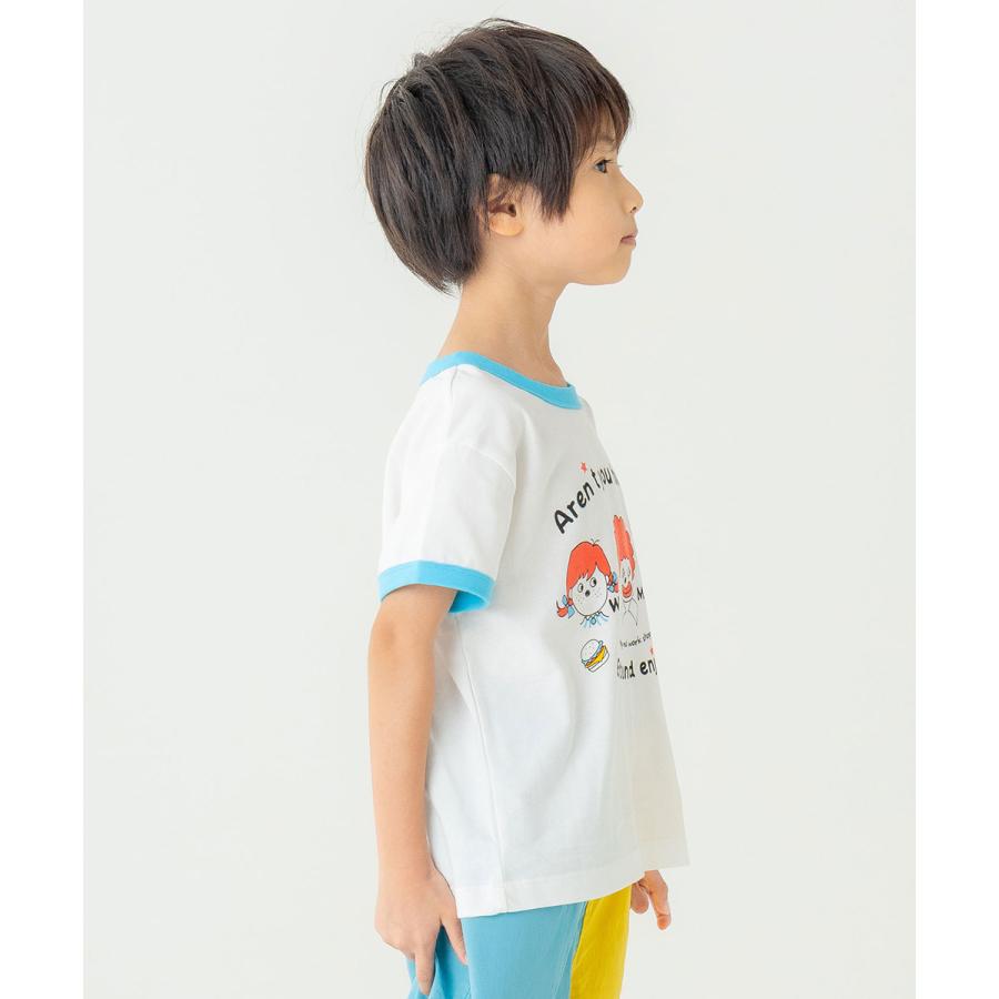 ディラッシュ DILASH 【綿100％】 ファストフードキャラクター パロディ 半袖Tシャツ ( 90 100 110 120 ) 子ども服 キッズ | DILASH | 04