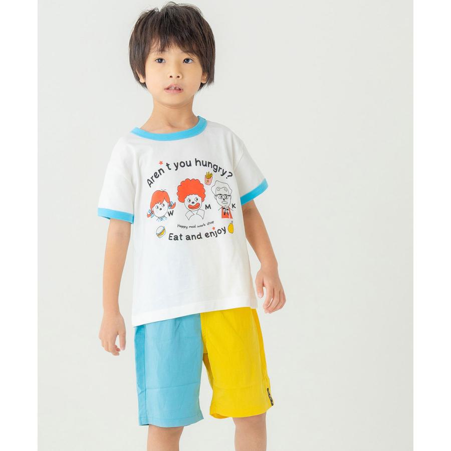 ディラッシュ DILASH 【綿100％】 ファストフードキャラクター パロディ 半袖Tシャツ ( 90 100 110 120 ) 子ども服 キッズ | DILASH | 06