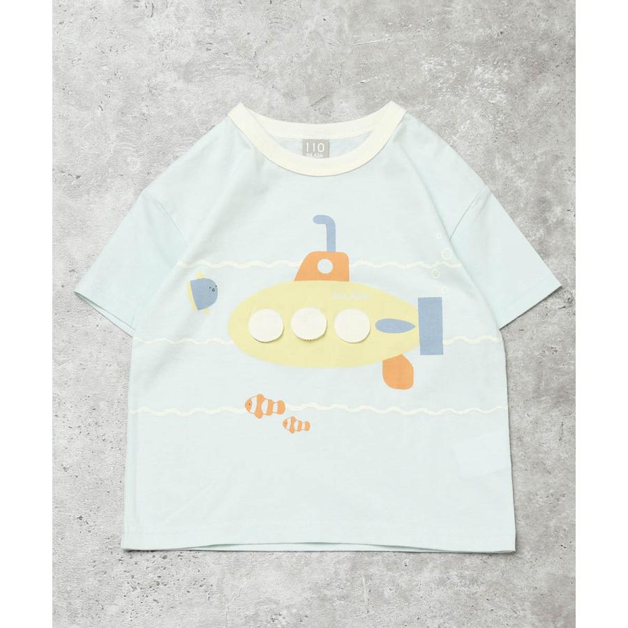 ディラッシュ DILASH 潜水艦プリント仕掛け半袖Tシャツ ( 90 100 110 120 ) 子ども服 キッズ ジュニア 男の子 女の子 | DILASH | 02