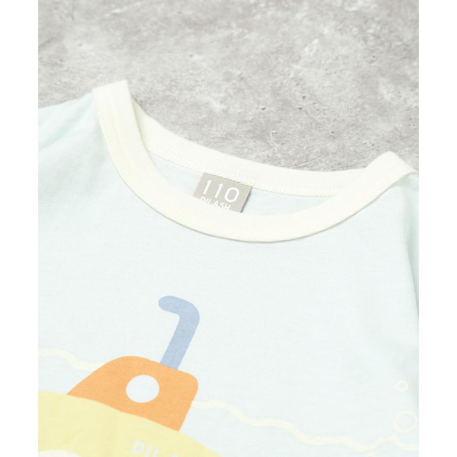 ディラッシュ DILASH 潜水艦プリント仕掛け半袖Tシャツ ( 90 100 110 120 ) 子ども服 キッズ ジュニア 男の子 女の子 | DILASH | 04