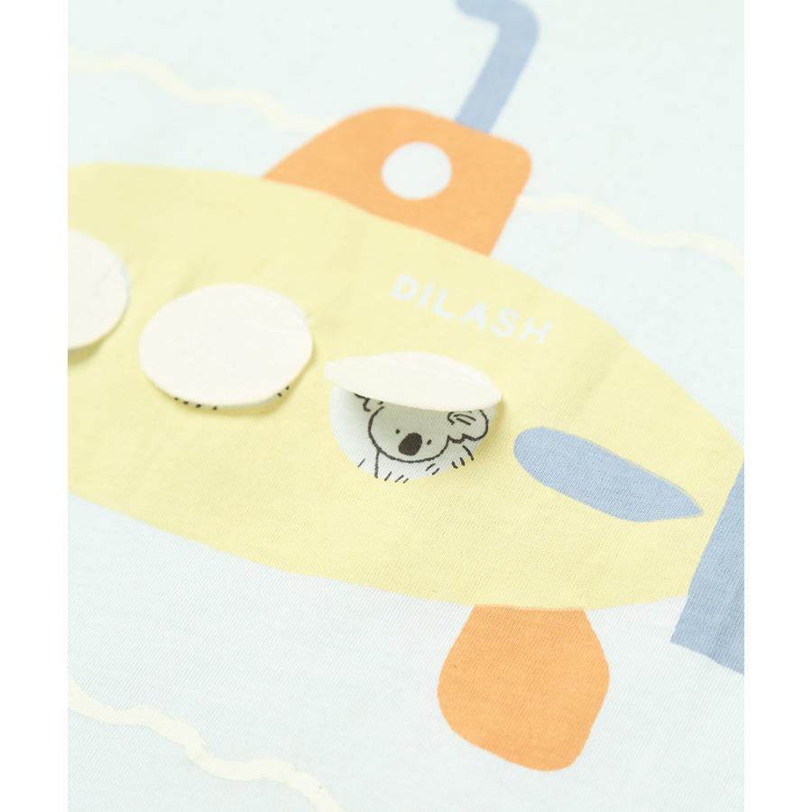 ディラッシュ DILASH 潜水艦プリント仕掛け半袖Tシャツ ( 90 100 110 120 ) 子ども服 キッズ ジュニア 男の子 女の子 | DILASH | 06