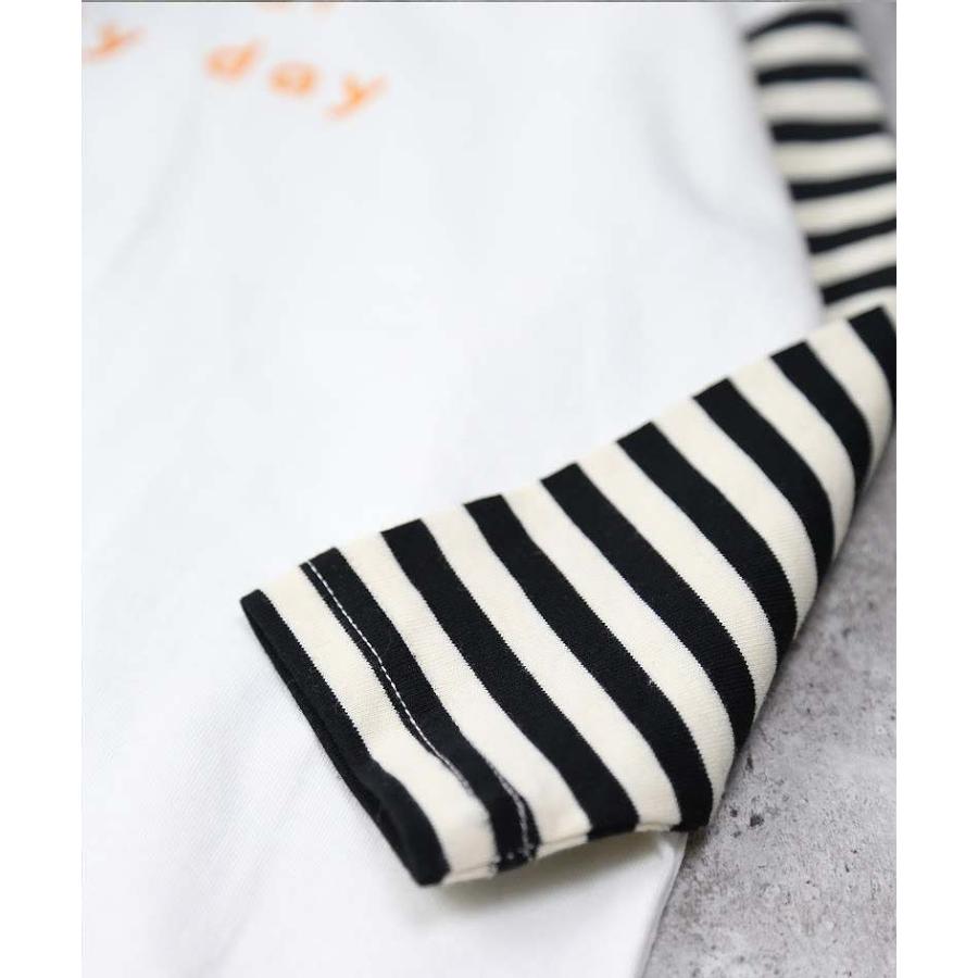 ディラッシュ DILASH 配色切替　ボーダー 長袖　Tシャツ　ロンT　( 90 100 110 120 130 140 )　 幼児　小学生　男の子 | DILASH | 10