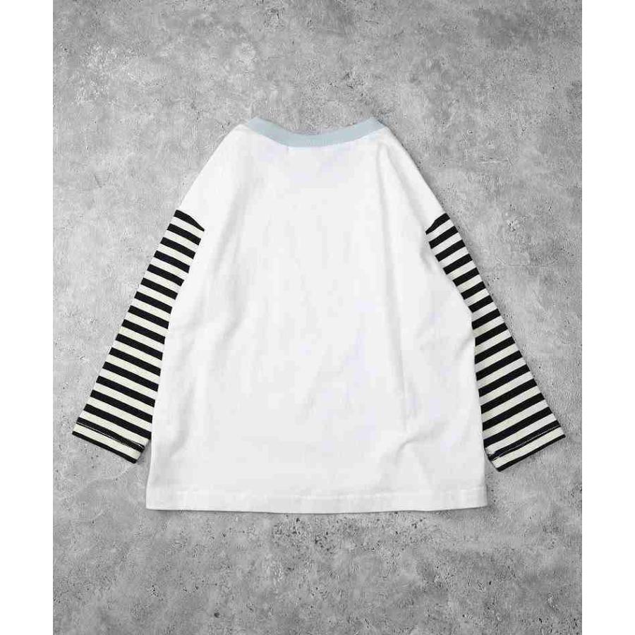ディラッシュ DILASH 配色切替　ボーダー 長袖　Tシャツ　ロンT　( 90 100 110 120 130 140 )　 幼児　小学生　男の子 | DILASH | 02