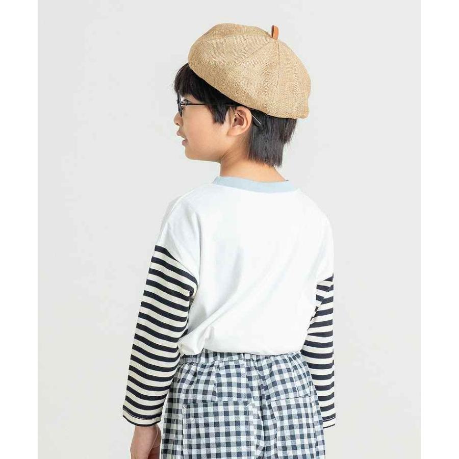 ディラッシュ DILASH 配色切替　ボーダー 長袖　Tシャツ　ロンT　( 90 100 110 120 130 140 )　 幼児　小学生　男の子 | DILASH | 07