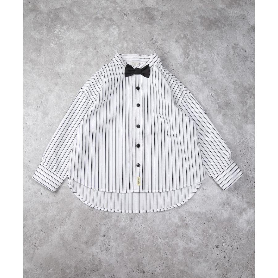 ディラッシュ DILASH 【オケージョン】スタンド衿 シャツ　( 90 100 110 120 130 140 )　 蝶ネクタイ　 入学式　卒園式 | DILASH | 02