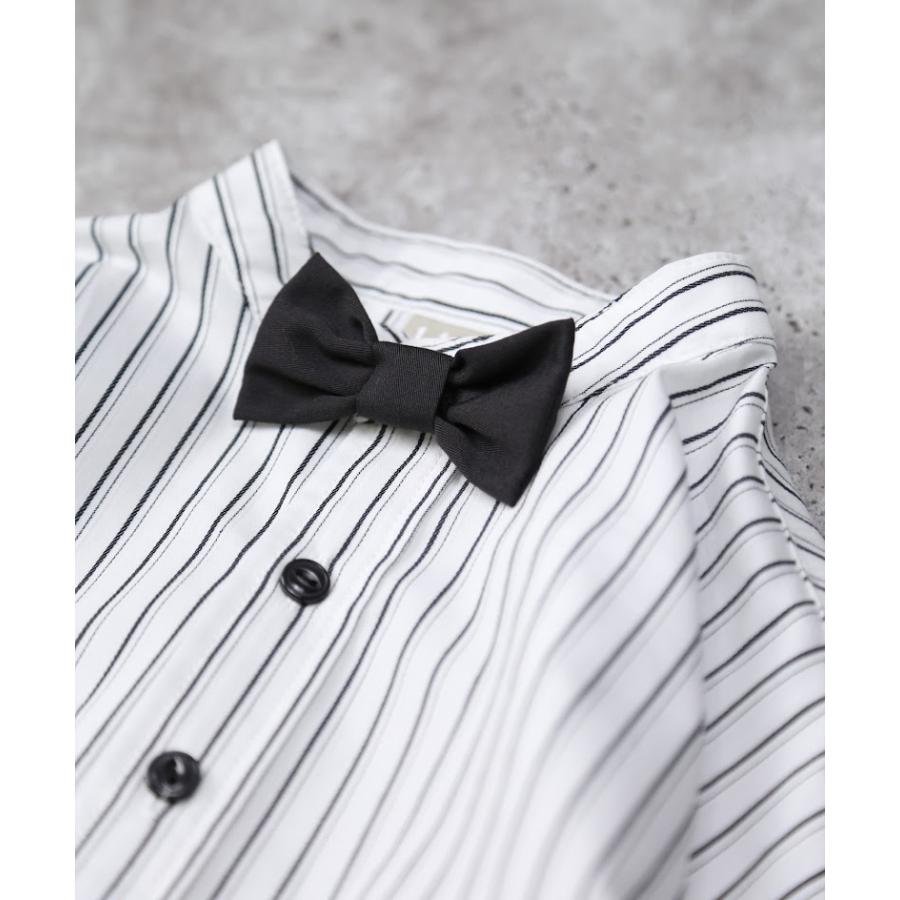 ディラッシュ DILASH 【オケージョン】スタンド衿 シャツ　( 90 100 110 120 130 140 )　 蝶ネクタイ　 入学式　卒園式 | DILASH | 07