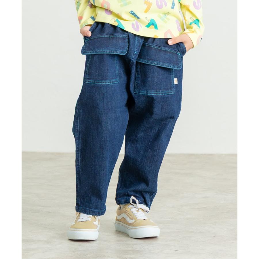 ディラッシュ DILASH　フロントポケットワイドデニム 長ズボン　パンツ　デニムパンツ　( 90 100 110 120 130 140 ) | DILASH | 02