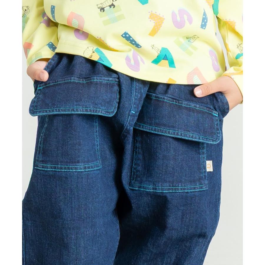 ディラッシュ DILASH　フロントポケットワイドデニム 長ズボン　パンツ　デニムパンツ　( 90 100 110 120 130 140 ) | DILASH | 03