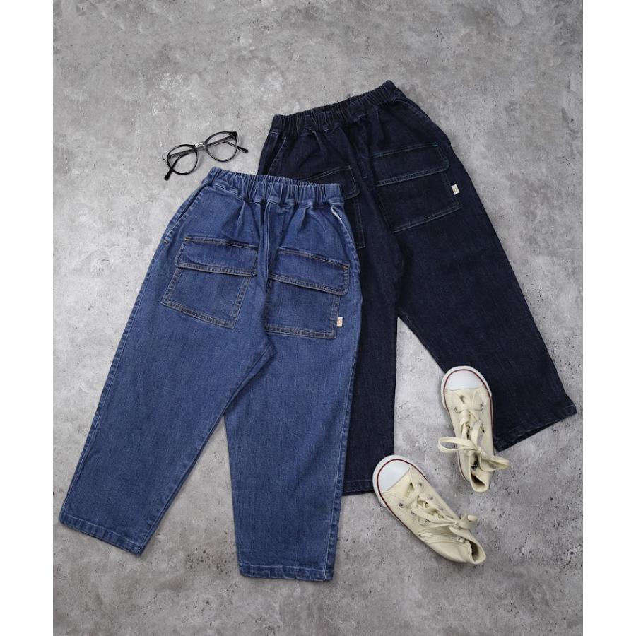 ディラッシュ DILASH　フロントポケットワイドデニム 長ズボン　パンツ　デニムパンツ　( 90 100 110 120 130 140 ) | DILASH | 06