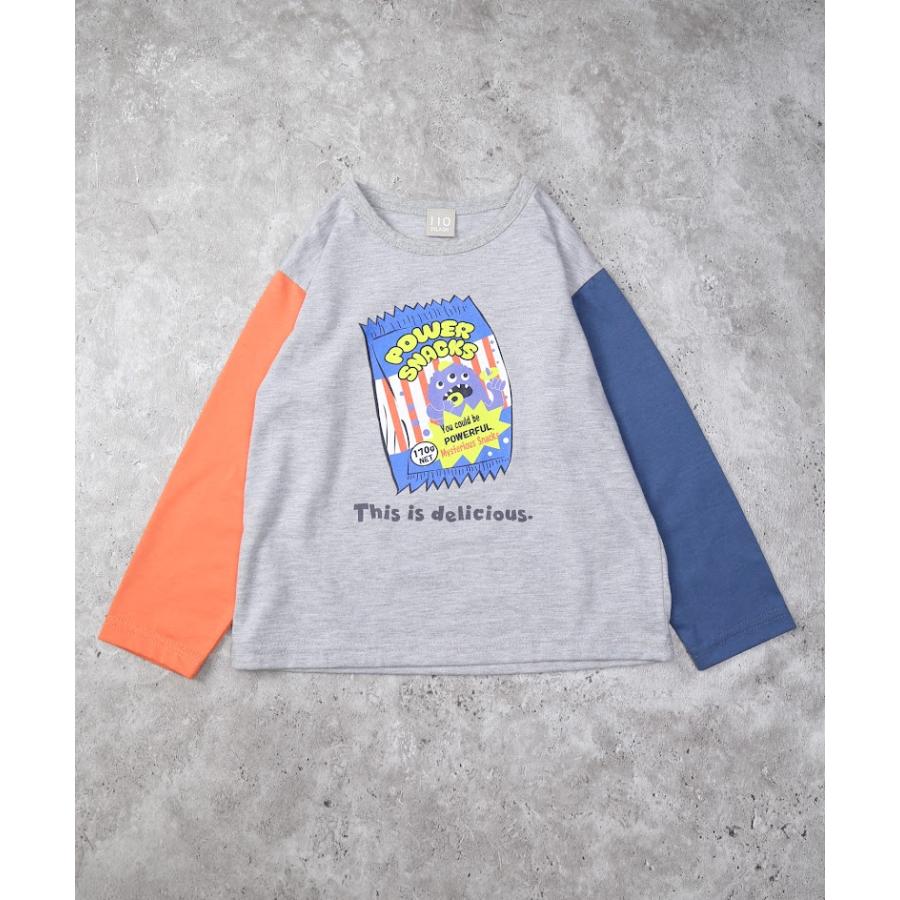 ディラッシュ DILASH お菓子プリント　長袖　Tシャツ　( 90 100 110 120 130 140 )　  男子　男の子　ロンT | DILASH | 07