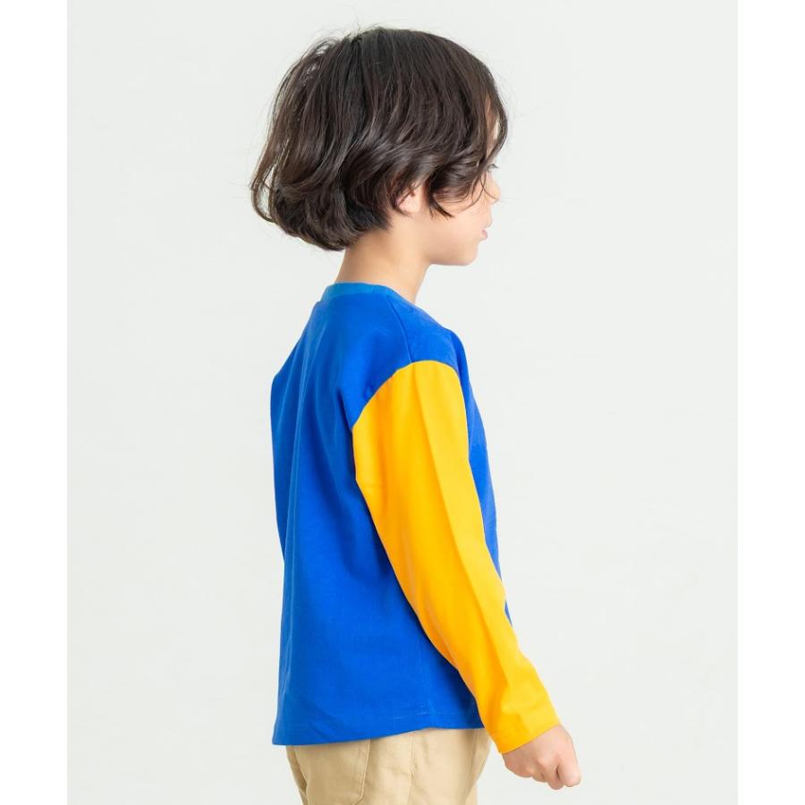 ディラッシュ DILASH 乗り物　アップリケ＆配色 長袖　Tシャツ　( 90 100 110 120 )  幼児　小学生　男の子　男子　ロンT | DILASH | 02