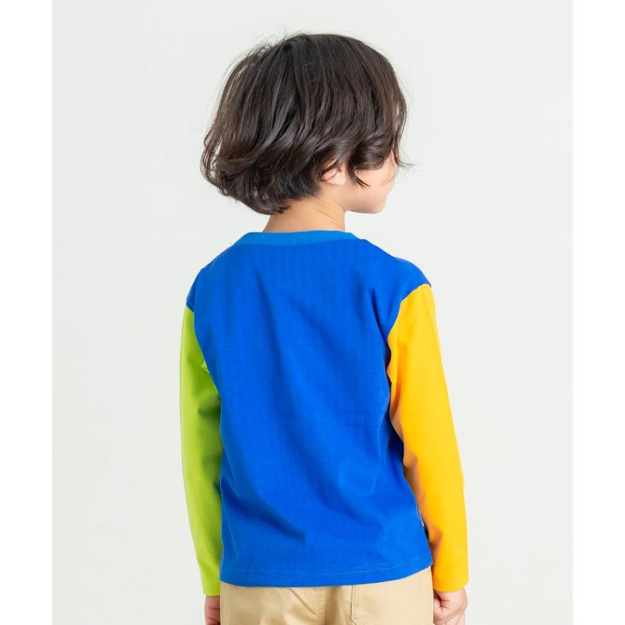 ディラッシュ DILASH 乗り物　アップリケ＆配色 長袖　Tシャツ　( 90 100 110 120 )  幼児　小学生　男の子　男子　ロンT | DILASH | 04